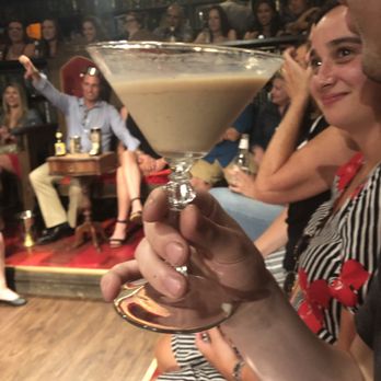 Drunk Shakespeare - Expresso Martini  You can see The King (audience member) in the background - Performing Arts Near Me - New York, New York