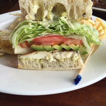 Brigantine - Side view of the mahi mahi sandwich - Seafood Near Me - Del Mar, California Brigantine - Side view of the mahi mahi sandwich - Seafood Near Me - Del Mar, California
