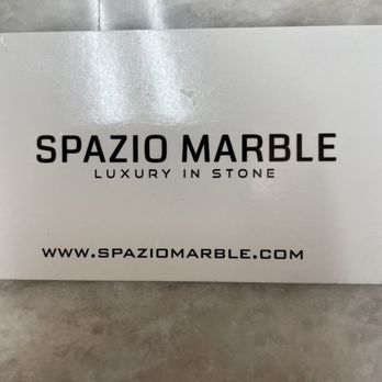 Spazio Marble - business card for spazio marble - Building Supplies Near Me - West Palm Beach, Florida Spazio Marble - business card for spazio marble - Building Supplies Near Me - West Palm Beach, Florida