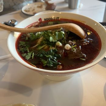 Noodle St - Spicy Beef Noodle (so yummy!!) big enough to share - Noodles Near Me - Fullerton, California Noodle St - Spicy Beef Noodle (so yummy!!) big enough to share - Noodles Near Me - Fullerton, California