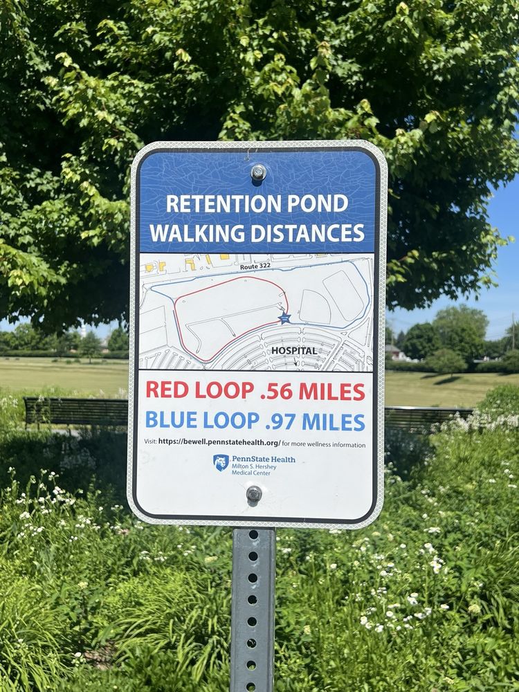 Penn State Hershey Retention Pond Walking Trail Image