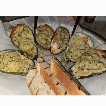 The Rouxpour - Chargrilled oysters. Very dry, but typically amazing. Just think they had a bad day. - Cajun/Creole Near Me - Houston, Texas The Rouxpour - Chargrilled oysters. Very dry, but typically amazing. Just think they had a bad day. - Cajun/Creole Near Me - Houston, Texas