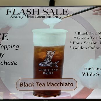Wushiland Boba - Current special - Bubble Tea Near Me - San Diego, California Wushiland Boba - Current special - Bubble Tea Near Me - San Diego, California