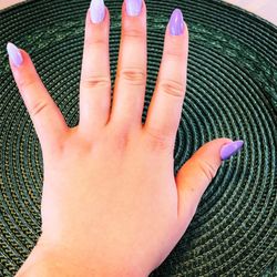 Nail Expressions - Purple Sparkle & Ombre