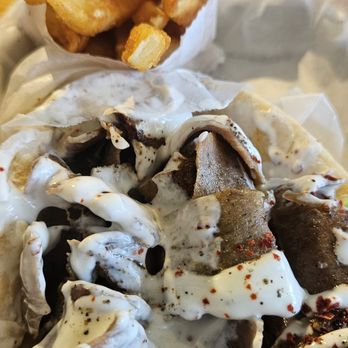 Soulard Gyro - Fries and gyro wrap - Greek Near Me - Plano, Texas