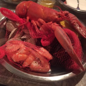 Buoy One - Riverhead - This I was the Buoy One Clam Bake. One whole lobster, shrimp, clams, mussels, baked potato and corn for $25.95 - Seafood Near Me - Riverhead, New York Buoy One - Riverhead - This I was the Buoy One Clam Bake. One whole lobster, shrimp, clams, mussels, baked potato and corn for $25.95 - Seafood Near Me - Riverhead, New York
