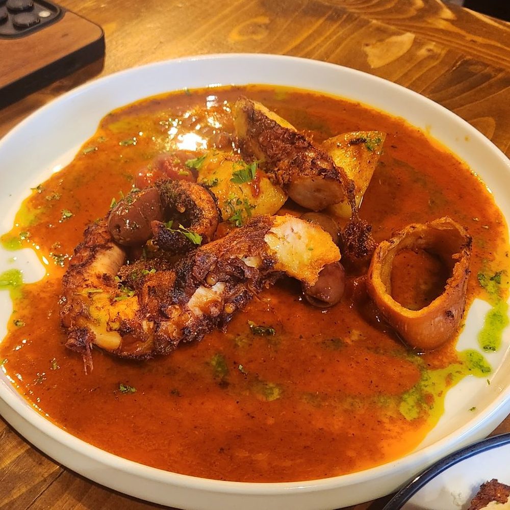 An Artistic Taste - Fire Grilled Octopus - New American Near Me - Harriman, New York An Artistic Taste - Fire Grilled Octopus - New American Near Me - Harriman, New York