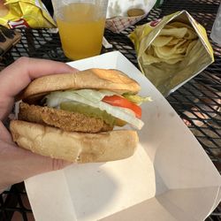Fat Daddy's Tiki Hut - Catfish sandwich