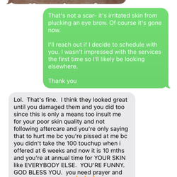 Ezina Beauty - This is her response when I said I was going to move along.