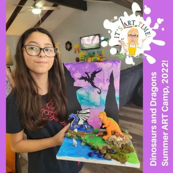 It's ART Time! - Dino's and Dragons Summer ART Camp! Sooooo FUN!!! - Art Classes Near Me - Corpus Christi, Texas It's ART Time! - Dino's and Dragons Summer ART Camp! Sooooo FUN!!! - Art Classes Near Me - Corpus Christi, Texas