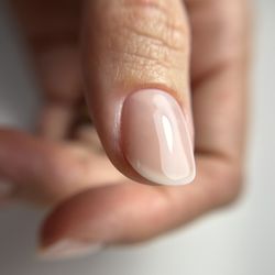 Healthy Glow Aesthetics - Russian manicure (European): ultra-precise cuticle cleanup & mirror gel shine. Fort Lauderdale nails perfected.