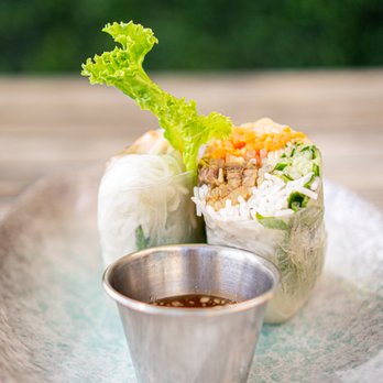 LES BA'GET - Floppy Belly Spring Rolls. IG: @AbsofreakinglutelyYummy - Vietnamese Near Me - Houston, Texas LES BA'GET - Floppy Belly Spring Rolls. IG: @AbsofreakinglutelyYummy - Vietnamese Near Me - Houston, Texas
