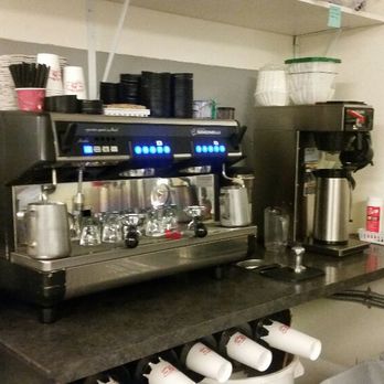 Curb Shots - a coffee machine in a coffee shop - Coffee & Tea Near Me