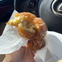 Fresh Donuts - Cinnamon glazed twist donut... BRUH