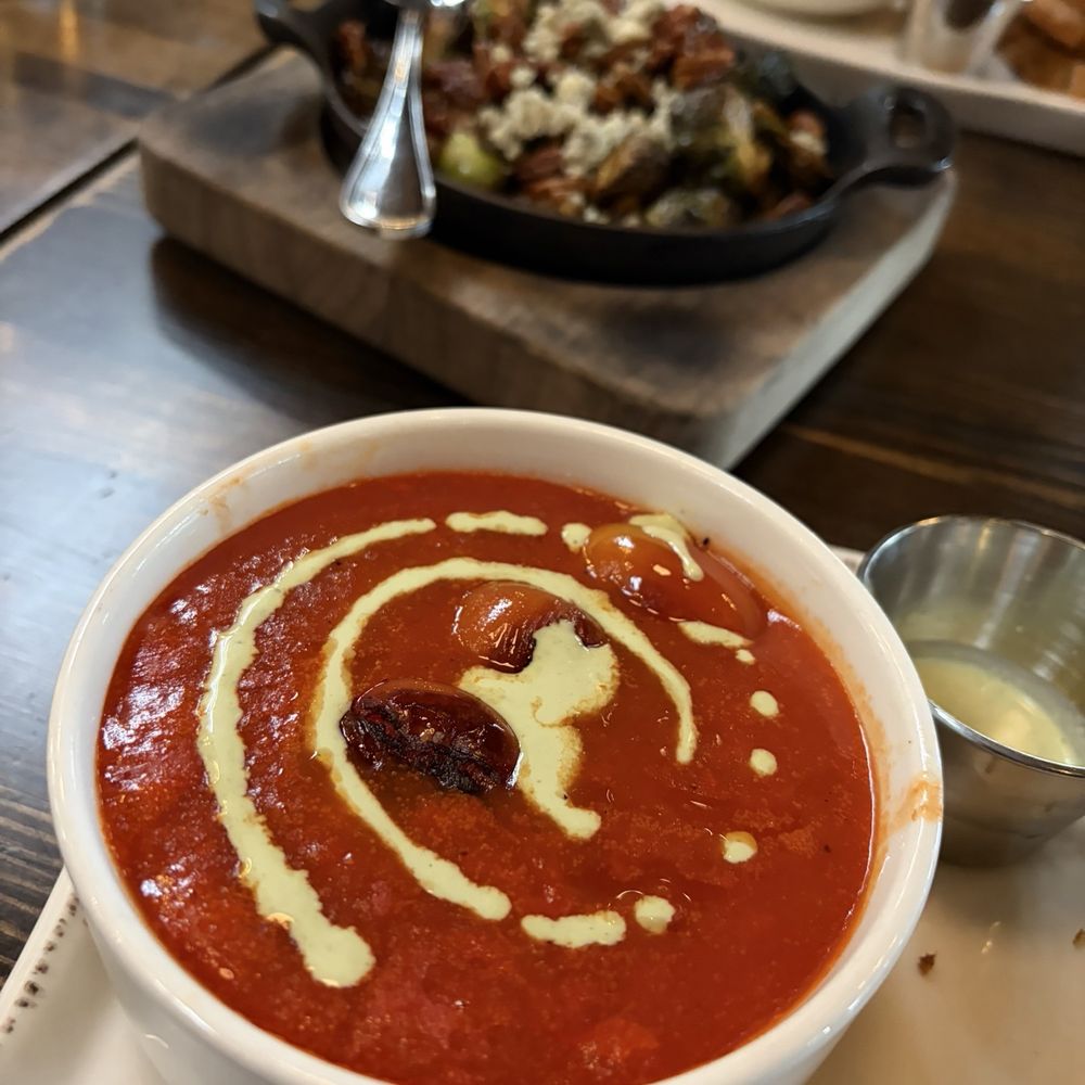 Bosscat Kitchen & Libations - GARDEN TOMATO SOUP - Bars Near Me - Orange, California Bosscat Kitchen & Libations - GARDEN TOMATO SOUP - Bars Near Me - Orange, California