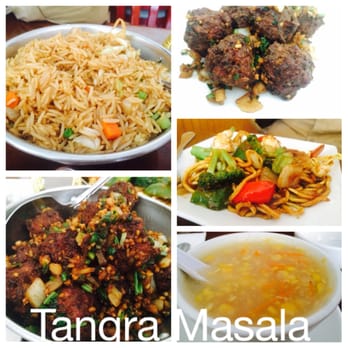 Tangra Masala - Vegetable Fried Rice, Vegetable Manchurian, Pan Fried Noodles, Corn soup - Chinese Near Me - Elmhurst, New York Tangra Masala - Vegetable Fried Rice, Vegetable Manchurian, Pan Fried Noodles, Corn soup - Chinese Near Me - Elmhurst, New York