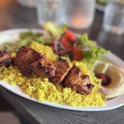 Cafe X2O, Claremont - Lamb Kebab Plate