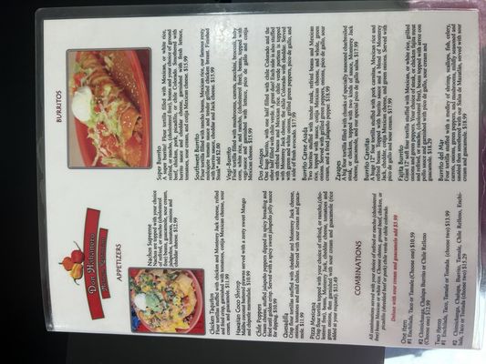 Menu photo 8 Don Habanero Colusa, CA