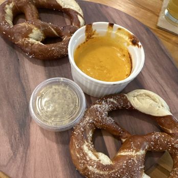 Lot 63 - Twisted pretzels with beer cheese and mustard - Coffee & Tea Near Me - Winston-Salem, North Carolina Lot 63 - Twisted pretzels with beer cheese and mustard - Coffee & Tea Near Me - Winston-Salem, North Carolina