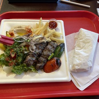 Mama's Hummus - Kafta Kabob Plate - Middle Eastern Near Me - Camarillo, California