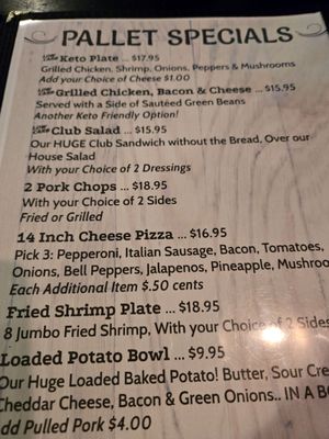 Menu photo 2 Pallet Bar and Grill Fort Walton Beach, FL Menu photo 2 Pallet Bar and Grill Fort Walton Beach, FL