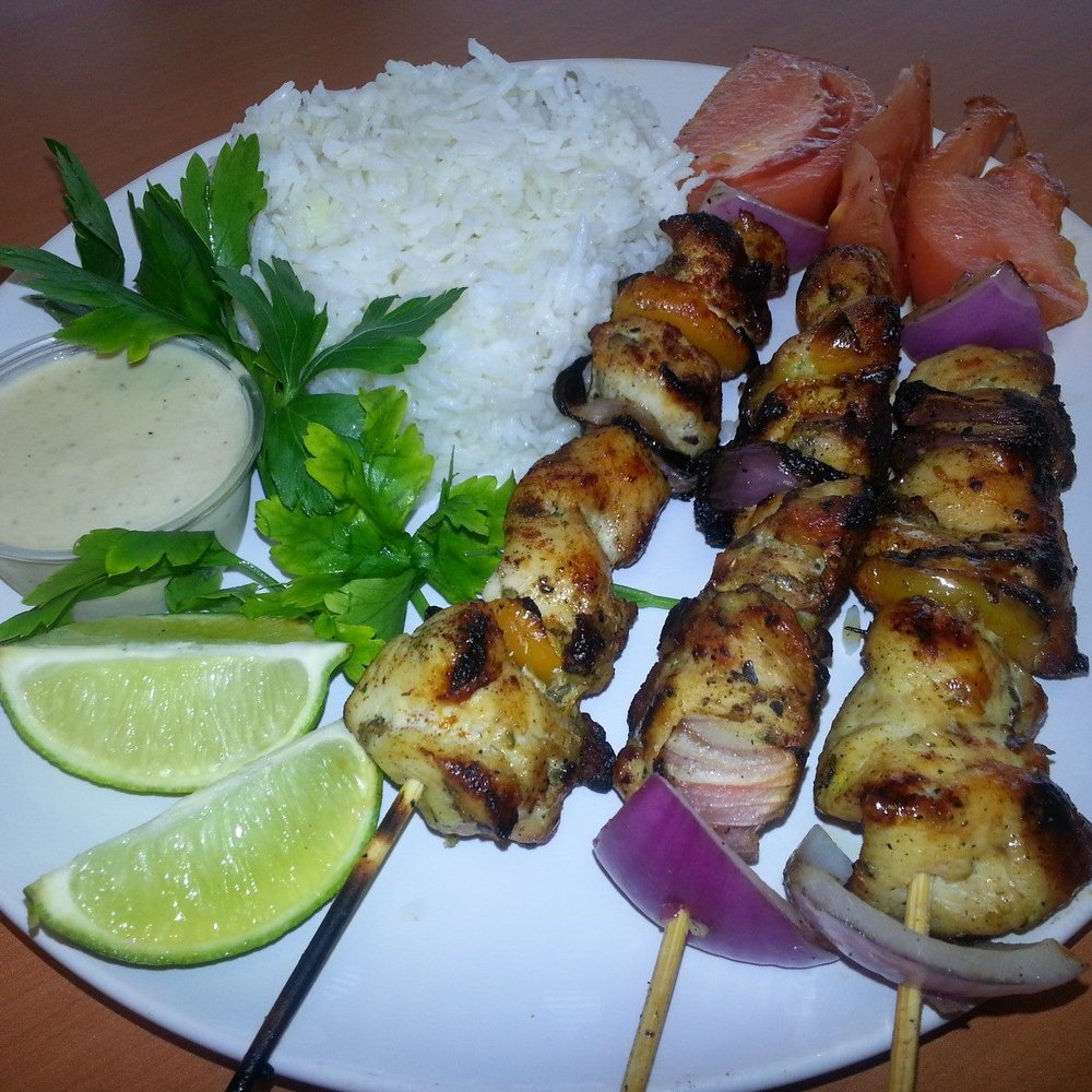 Avalon Pockets - Chicken kabob platter - Mediterranean Near Me - Orlando, Florida Avalon Pockets - Chicken kabob platter - Mediterranean Near Me - Orlando, Florida