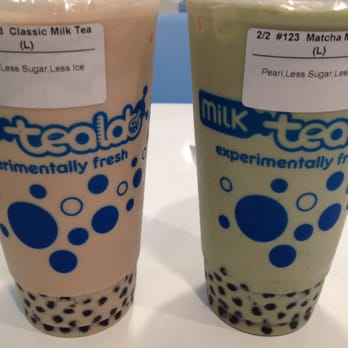 Milk Tea Lab - Classic Milk Tea (left) and Matcha Milk Tea (right) - Coffee & Tea Near Me - Pleasant Hill, California Milk Tea Lab - Classic Milk Tea (left) and Matcha Milk Tea (right) - Coffee & Tea Near Me - Pleasant Hill, California