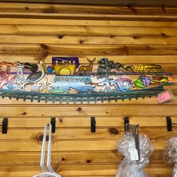 a canoe with various items on it