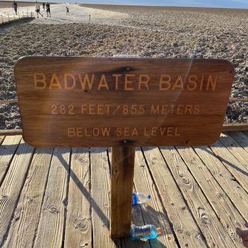 Badwater Basin - Badwater Basin Sign. - Landmarks & Historical Buildings Near Me - Death Valley, California