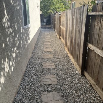 Rough Terrain Lanscapes - Side of the house - Landscaping Near Me