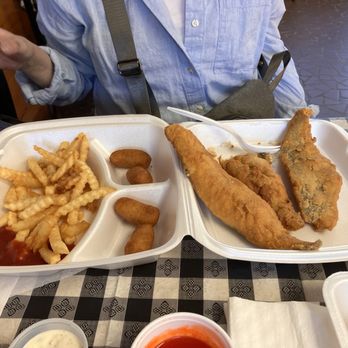 Seafood Express - P1. Fish Fillet Platter - Seafood Near Me - Angier, North Carolina