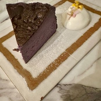 El Cielo - Ube Basque Cheesecake. - Tapas Bars Near Me - Honolulu, Hawaii El Cielo - Ube Basque Cheesecake. - Tapas Bars Near Me - Honolulu, Hawaii