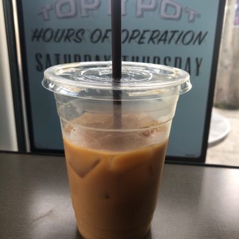 Top Pot Doughnuts - Cold brew on the hottest day of the summer (so far)! - Donuts Near Me - Seattle, Washington