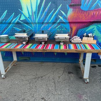 NIDO's BackYard - Buffet set up - Mexican Near Me - Oakland, California