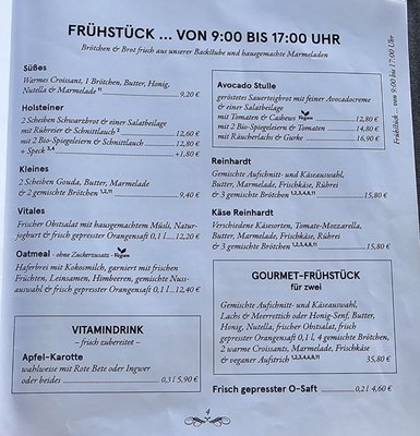 Menu photo 3 Café Reinhardt Hamburg, HH
