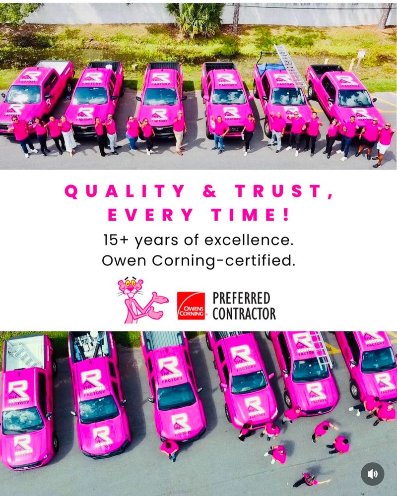 Slide of The Roofing Factory