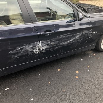 Hicks Auto Body - Sideswiped while parked overnight - Towing Near Me - Boston, Massachusetts