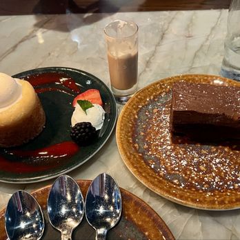 Reunion Kitchen + Drink - Butter Cake and fudge cake - New American Near Me - Brea, California Reunion Kitchen + Drink - Butter Cake and fudge cake - New American Near Me - Brea, California