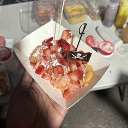Strawberry mini Pirate Donuts