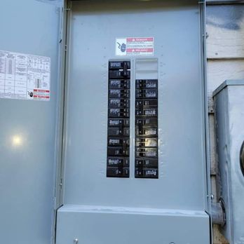 Reginald O Lawrence Services - Electrician Residential. Look how neat we installed this new circuit breaker panel. - Heating & Air Conditioning/HVAC Near Me Reginald O Lawrence Services - Electrician Residential. Look how neat we installed this new circuit breaker panel. - Heating & Air Conditioning/HVAC Near Me
