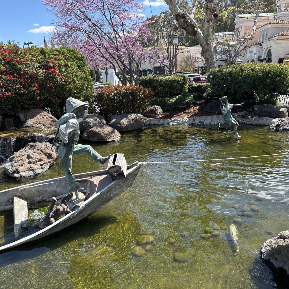 The Commons At Calabasas - Commons Fish and Turtle Pond - March 2024 - Shopping Centers Near Me - Calabasas, California