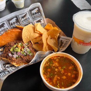 Birria el Gordo - Combo #2 and a pina colada - Tacos Near Me - Marietta, Georgia Birria el Gordo - Combo #2 and a pina colada - Tacos Near Me - Marietta, Georgia