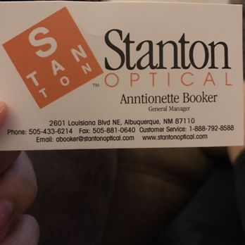 Stanton Optical - This is the general manager of the store who was yelling at me in front of everyone in the store to the point of me walking out crying. - Optometrists Near Me - Albuquerque, New Mexico Stanton Optical - This is the general manager of the store who was yelling at me in front of everyone in the store to the point of me walking out crying. - Optometrists Near Me - Albuquerque, New Mexico