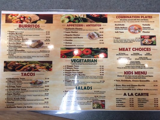 Menu photo 8 Mayas Authentic Mexican Food Grass Valley, CA