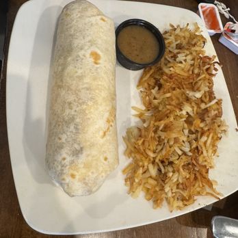The Farmhouse Cafe - Loaded Breakfast Burrito - American Near Me - Cheney, Washington