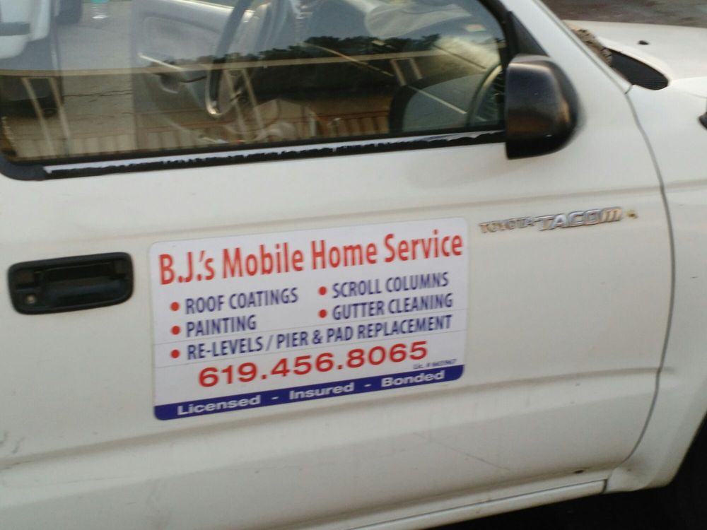 Slide of BJ's Mobile Home Service