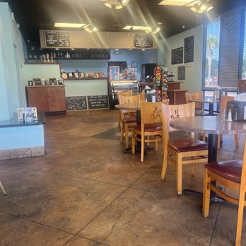 Coffee Fusion - Larger view of seating area and counter. - Coffee & Tea Near Me - Ocean Springs, Mississippi
