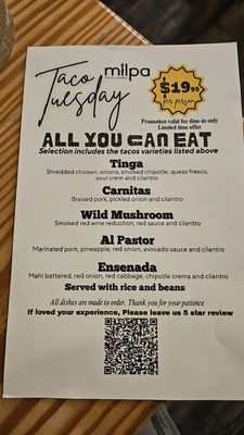 Menu photo 1 Milpa Tacos y Tortillas Cocoa, FL Menu photo 1 Milpa Tacos y Tortillas Cocoa, FL