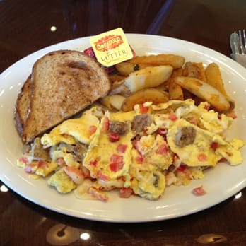 Boudin SF - Tomato sausage scramble - Bakeries Near Me - Santa Rosa, California Boudin SF - Tomato sausage scramble - Bakeries Near Me - Santa Rosa, California