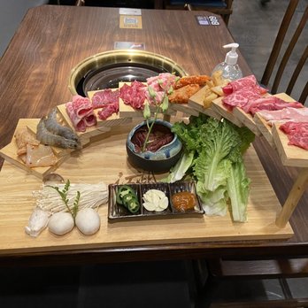 GAN-HOO BBQ - Everything combo - Barbeque Near Me - Flushing, New York